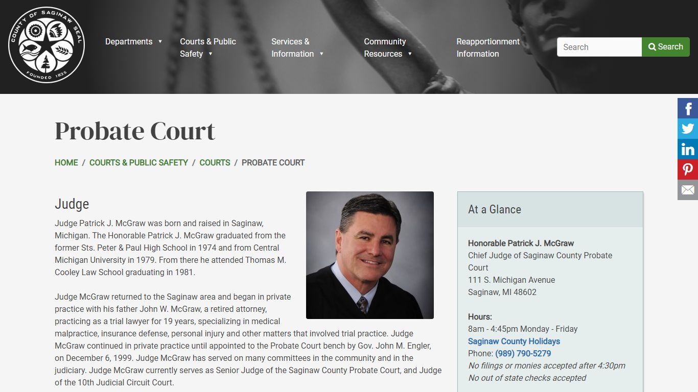 Probate Court | County of Saginaw, MI